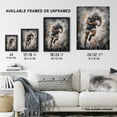 thumbnail image 4 of Rugby Fan Artwork World Cup Forward With Ball Action Painting For Him Man Cave Art Print Framed Poster Wall Decor 12x16 inch, 4 of 5
