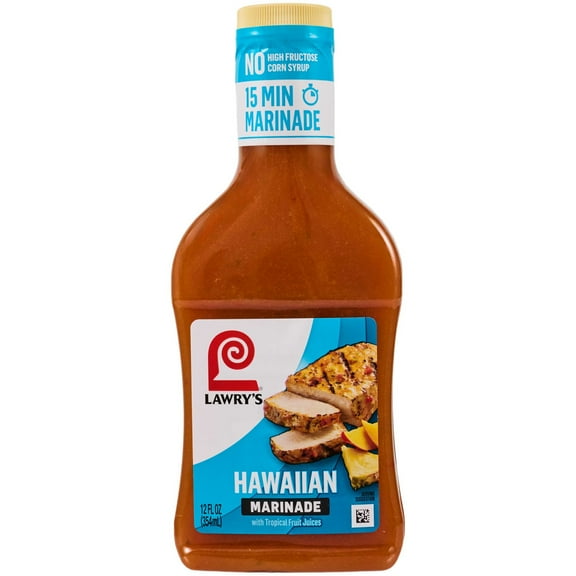 Lawry's Hawaiian With Tropical Fruit Juices Marinade, 12.0 fl oz Bottle