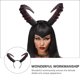 thumbnail image 2 of pieza de diadema con cuernos para carnaval, accesorio para disfraz de diablo, diadema con cuernos, 2 of 7