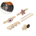 thumbnail image 4 of 1 juego de dijes para correa de reloj: anillos decorativos compatibles con correas de silicona para mujer, accesorios de joyería de aleación de zinc para pulseras elegantes., 4 of 7