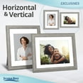 thumbnail image 3 of Icona Bay 8x10 Alder Gray Picture Frame with Mat for 5x7 Photo, 1 Pack, Exclusives Collection (US Company), 3 of 7