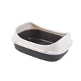 thumbnail image 4 of Litter Top Cat Litter Box Large with Scatter and , Kitten Litter Tray, Potty Toilet for Indoor Cats Rabbit Pets Kitty L, 4 of 10