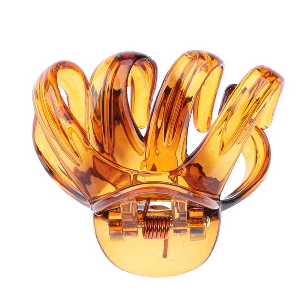 Pinzas para el cabello Sunnimix Garra de pelo para mujer Marrón