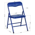 thumbnail image 4 of Homy Casa 5 Pack Multi Color Kids Picnic Table Set, Modern Foldable Design, Blue, 4 of 5