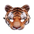 thumbnail image 4 of 2 máscaras de media cara de tigre de Halloween, máscara facial de aspecto realista para fiesta de disfraces de cosplay, máscara de animales de Halloween para fiesta de cosplay, festival club, 4 of 5