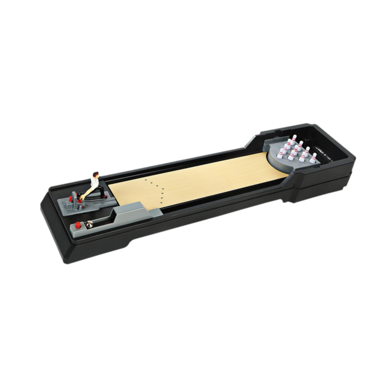 MERIGLARE Tabletop Bowling Game Arcade Desktop Game Interactive Concentration Mini Bowling Set Educational Toys for Leisure Family Game