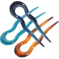 thumbnail image 1 of Horquillas Para El Cabello: 3 Piezas Francesas En Forma De U Horquillas Pasadores Vintage Palitos Para Moños, Mujer Pasador Frances para Cabello, 1 of 4