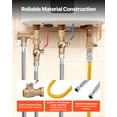 thumbnail image 3 of Kit para calentador de agua VEVOR, kit de reparación de plomería de agua fría y caliente de 3/4 de pulgada con válvulas de aislamiento de 600 WOG, manguera de gas de doble capa, 3 of 9