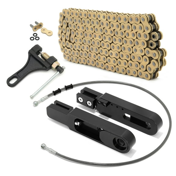 6"-9" Swingarm Extensions Brake Line Chain Remover for Kawasaki Ninja ZX6R 2009-2023