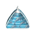 thumbnail image 3 of Lsque Dolphin Printed Long Tissue Box Cover Holder, Facial Paper Organizer Dispenser,Triangle with Bottom Belt, PVC Leather Decorative Organizer, 3 of 9