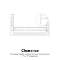 thumbnail image 6 of Woven Paths Brooklyn Iron Metal Platform Bed, Twin, White, 6 of 12