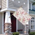 thumbnail image 2 of Spring Summer Multicolored Flower Leaves Garden Flag 28x40 Inch Double Side for Outdoor Courtyard Garden Decor Flowers Welcome Holiday Flag for Outside Decoration, 2 of 6