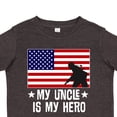 thumbnail image 4 of Inktastic Military Uncle is My Hero US Flag Boys or Girls Toddler T-Shirt, 4 of 5
