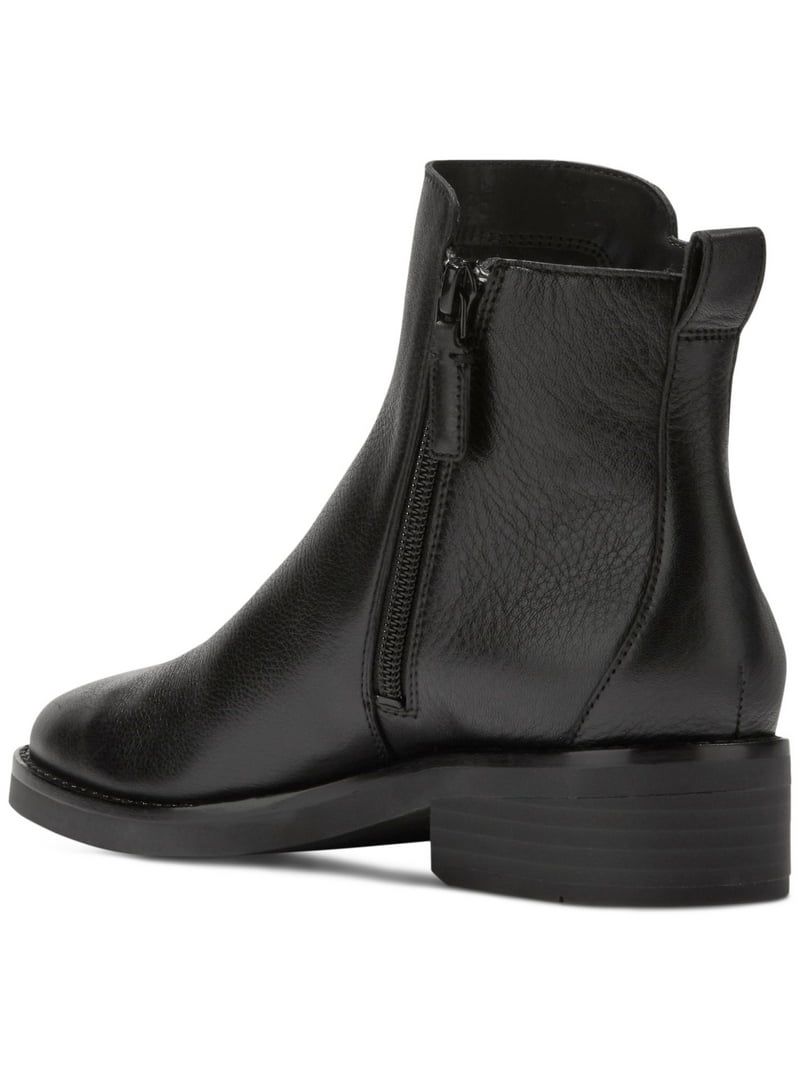 COLE HAAN Womens Black Padded River Almond Toe Block Heel  display picture 3