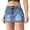 Blue, variant on Ohufall Denim Short Skirts for Women Sexy Casual Mini Jean Skirts Fashion Solid Vintage Denim Cargo Skirt with Multi Pockets Ladies Stretch Slim Fit Pencil Skirts