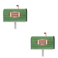 thumbnail image 1 of relayinert Add Holiday Cheer To Mailbox Christmas Deer Pattern Sleeve Easy To Couch Cover YTYH2309050 2Set, 1 of 6