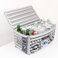 thumbnail image 5 of Efavormart Silver Inflatable 80's Themed Boom Box Ice Beverage Cooler, Pool Party Drink Container - 24"x12", 5 of 5