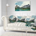 thumbnail image 3 of Designart Yoho National Park Panorama - Landscape Printed Throw Pillow - 12x20, 3 of 5