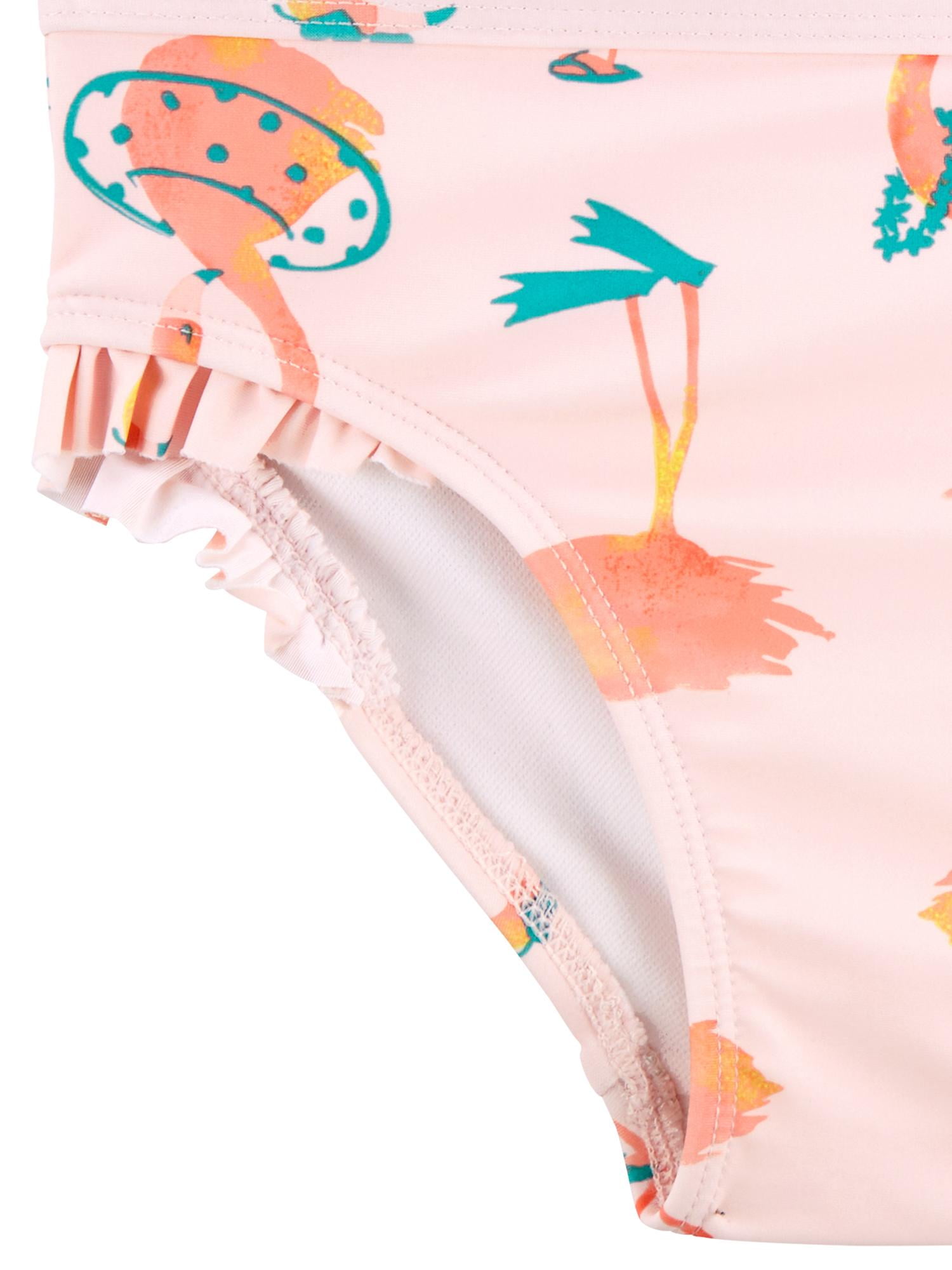 Carter’s Child of Mine Baby and Toddler Girl Two-Piece Rash Guard Set, Sizes 0/3M-5T
