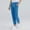 #Sky Blue, variant on DPTALR Women's Fashion Bandage Solid Elastic Waist Comfortable Casual Winter Long Pocket Pants,Purple,Size XXXXL