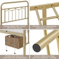thumbnail image 4 of Yaheetech Metal Platform Bed Frame with Headboard and Footboard, Twin Size, Antique Gold, 4 of 7