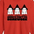 thumbnail image 3 of Instant Message - Ghosts Don't Do Homework - Toddler & Youth Long Sleeve Graphic T-Shirt, 3 of 6