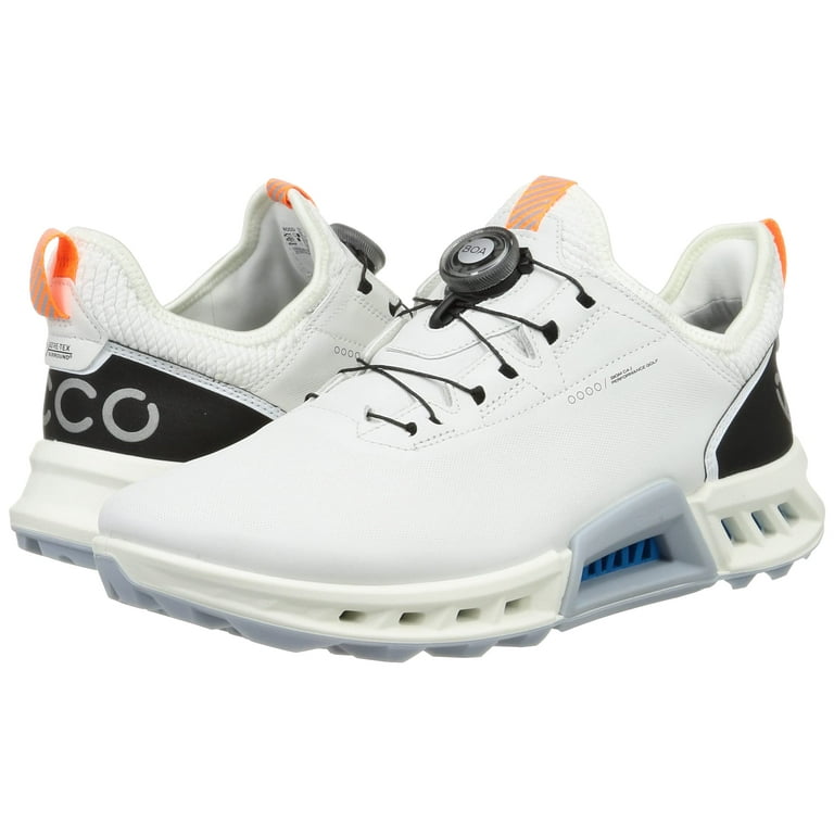ECCO Men's Biom C4 Boa Gore-tex Waterproof Golf Shoes (White ECCO Men's Biom C4 Boa Gore-tex Waterproof Golf Shoes (White