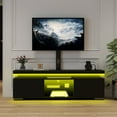 thumbnail image 4 of Dextrus TV Stand with Mount & Power Outlet, LED TV Mount for 55/60/65 inch TVs, Height Adjustable, Black, 4 of 9