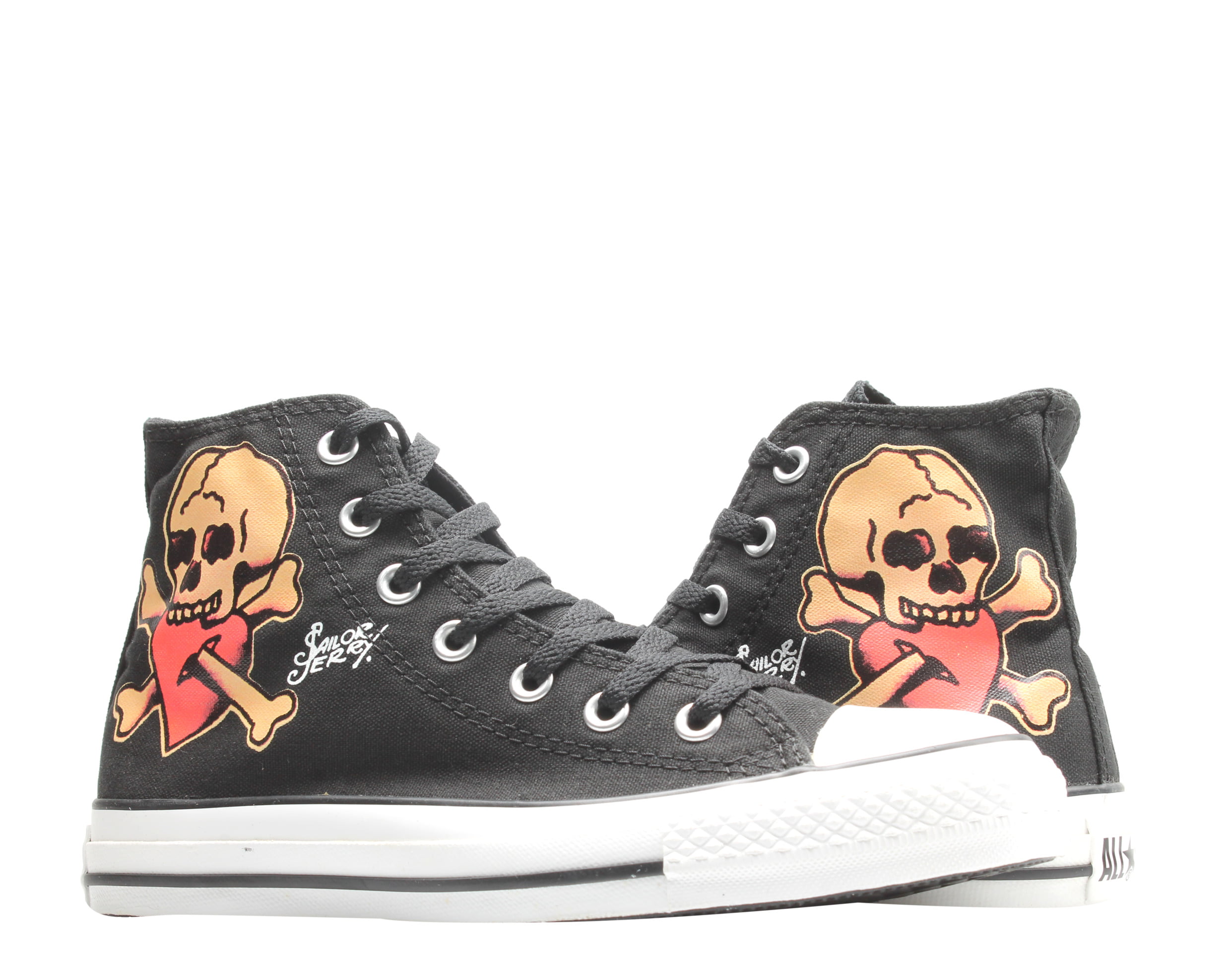 Converse Chuck Taylor All Star Sailor Jerry Skull Hi Sneakers Size  -  