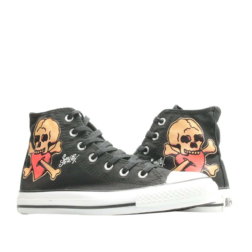 Converse - Converse Chuck Taylor All Star Sailor Jerry Skull Black Hi