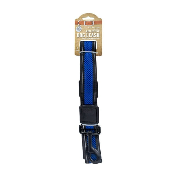 Correa Para Mascotas Perro Importadora La Merced Azul Grande Ergonómico Altamente Resistente