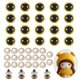 thumbnail image 1 of Uxcell Ojos de Seguridad de 12mm, 20Pcs Ojos de Seguridad Realistas para Muñecas de Ganchillo Amarillos, 1 of 6