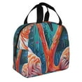 thumbnail image 2 of Disketp Romantic Flamingo Pair for Insulated Lunch Bag for Women and Men, Perfect for Work, Hiking, Picnic, 2 of 8