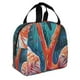 thumbnail image 2 of Easygdp Romantic Flamingo Pair Bolsa Térmica Premium - Tela Oxford Impermeable, Gran Capacidad, Bolsillo Frontal, Unisex para Trabajo, Escuela, Actividades al Aire Libre y Picnics, 2 of 8