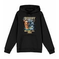 thumbnail image 4 of Scooby-Doo Mystery, Inc. Tour Adult Black Long Sleeve Hoodie-XS, 4 of 7