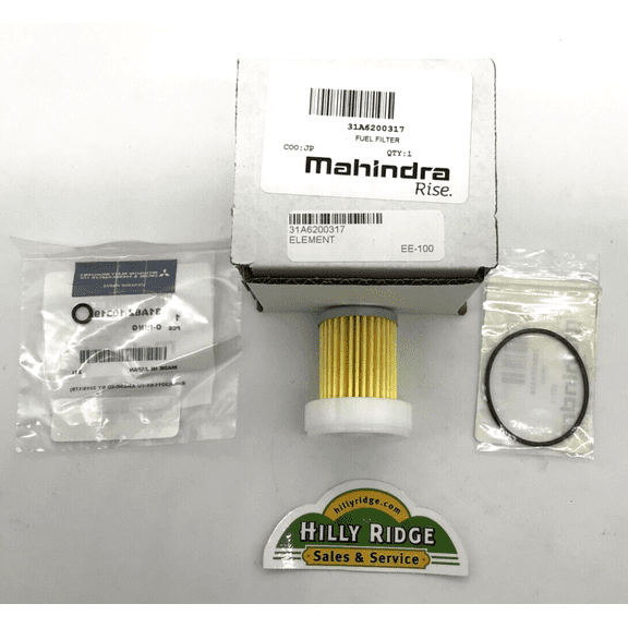 NEW Genuine OEM Mahindra Fuel Filter Kit 31A6200317. Includes O-Rings!