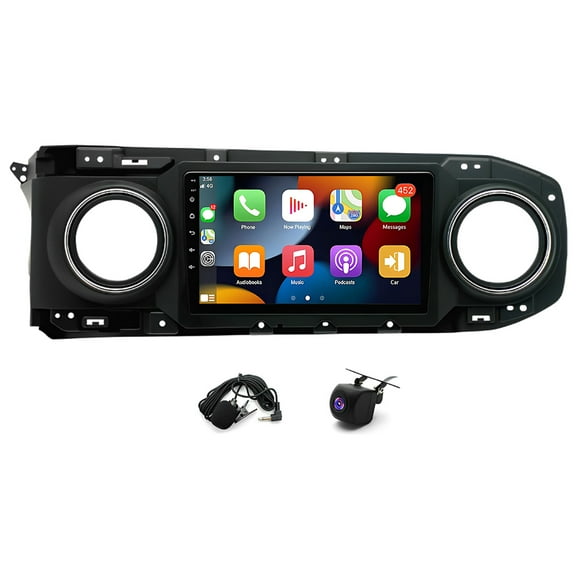 iSpchen Android 13 Car Stereo for Toyota Tacoma 2016-2021 Built-in Wireless CarPlay Android Auto 9in Car Radio with Bluetooth WiFi FM/RDS SWC   AHD Backup Camera