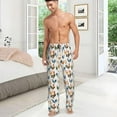 thumbnail image 4 of PISONIC Funny Mens Pajama Pants Lounge Men's Pajama Bottoms Soft Sleep Pants With Pockets Drawstring, 4 of 7