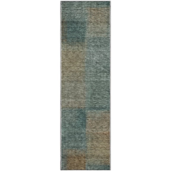 Dalyn Rugs Premium Machine Washable Mayfield AMF742 Teal 2'3" x 7'6" Runner Rug