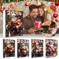 thumbnail image 4 of Calendario de Adviento de Papá Noel con músculos fuertes Calendario de Adviento 2024 Decoración navideña Pequeño colgante Caja de regalo Figura de juguete divertida para niños, 4 of 5