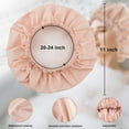 thumbnail image 2 of LAICAIW Bonnets de Douche pour Femmes Réutilisables Imperméables, 2 of 5