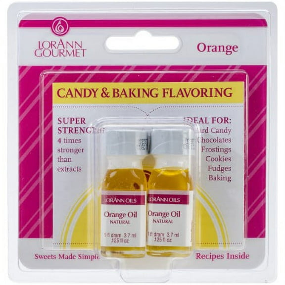 Lorann Candy and Baking Flavoring, Orange (Pack of 24)
