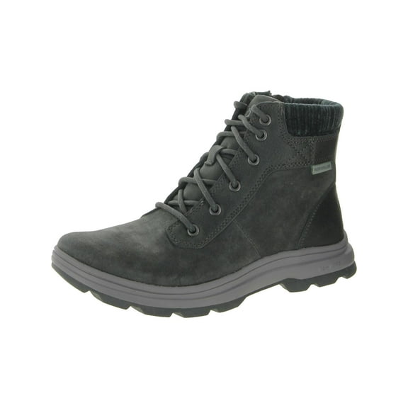 Ryka Womens Brunswick Water Resistant Round Toe Combat & Lace-up Boots