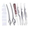 thumbnail image 4 of yuksok 12Pieces Plating Tool Set Baking Supplies Drawing Spoons for Restaurant Home, 4 of 9