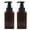 Brown, variant on 2 Pack Foaming Soap Dispenser 15Oz Refillable Foam Liquid Empty Pump Bottle Container - Brown 450Ml