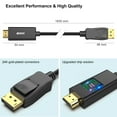 BENFEI 4K DisplayPort to HDMI 6 Feet Cable, DisplayPort to HDMI Uni