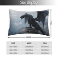 thumbnail image 2 of Salouo Valley Gray Dragon Pattern Pillow Cases,1PC Pillow Covers with Envelope Closure Decorative Pillow Case for Bed Couch,Pillows Not Included-16"x24", 2 of 6
