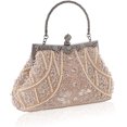 thumbnail image 1 of 1920s Evening Bags Unique Sequin Beaded Clutch Purses for Cocktail Wedding Party Prom, 1 of 24
