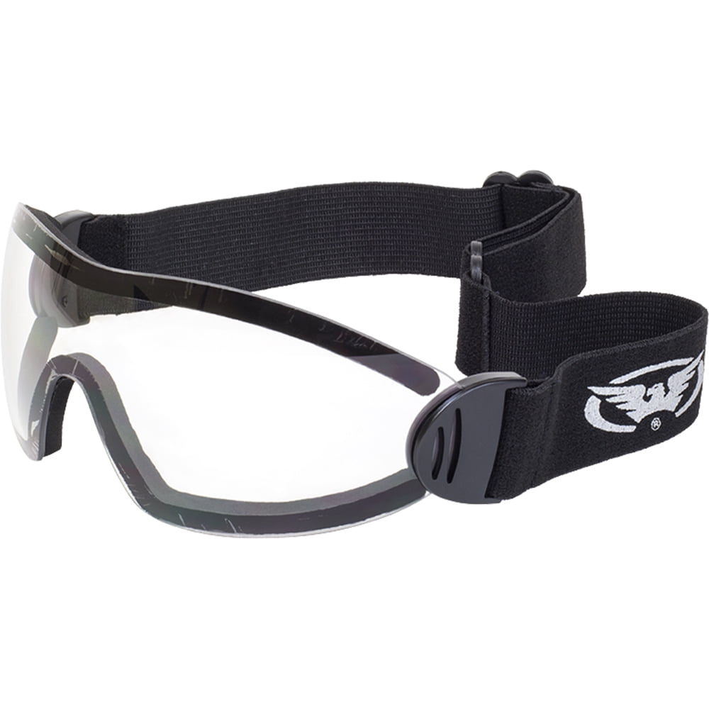 Global Vision Flare Skydiving Goggles Motorcycle Eyewear Clear