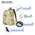 thumbnail image 3 of Xecao Tropical Pineapples for Canvas College Laptop Backpack, a Durable Rucksack for Both Men and Women, ideal for travel, school, and daily use Bag-Small, 3 of 5